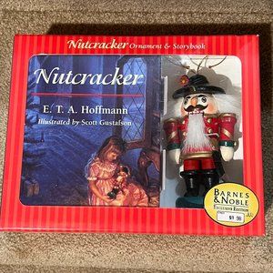 Nutcracker Story Book Set Ornament Barnes Noble Exclusive 1991 Hardback